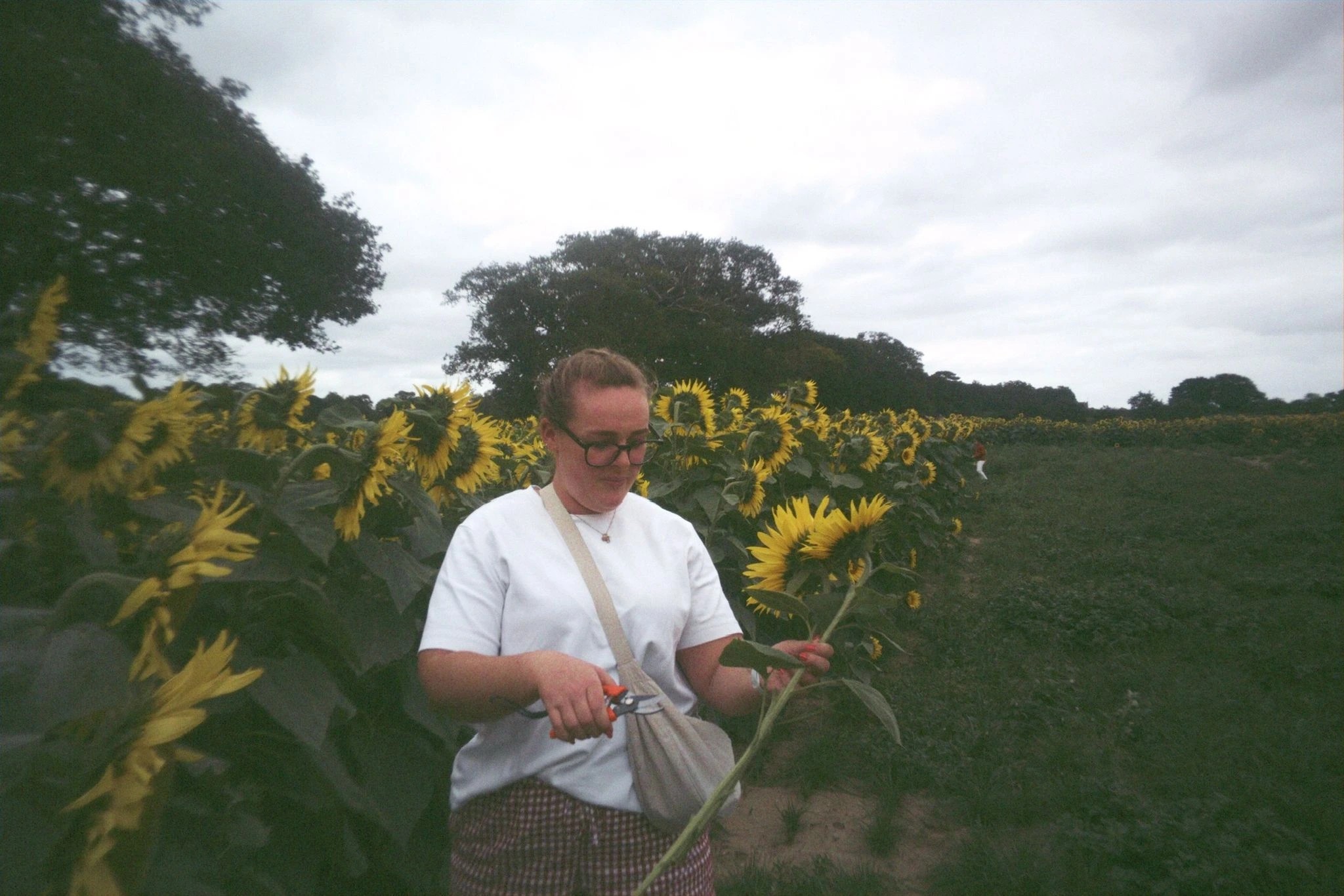 Jaz, florist behind Moo's Flowers on the Suffolk-Essex border